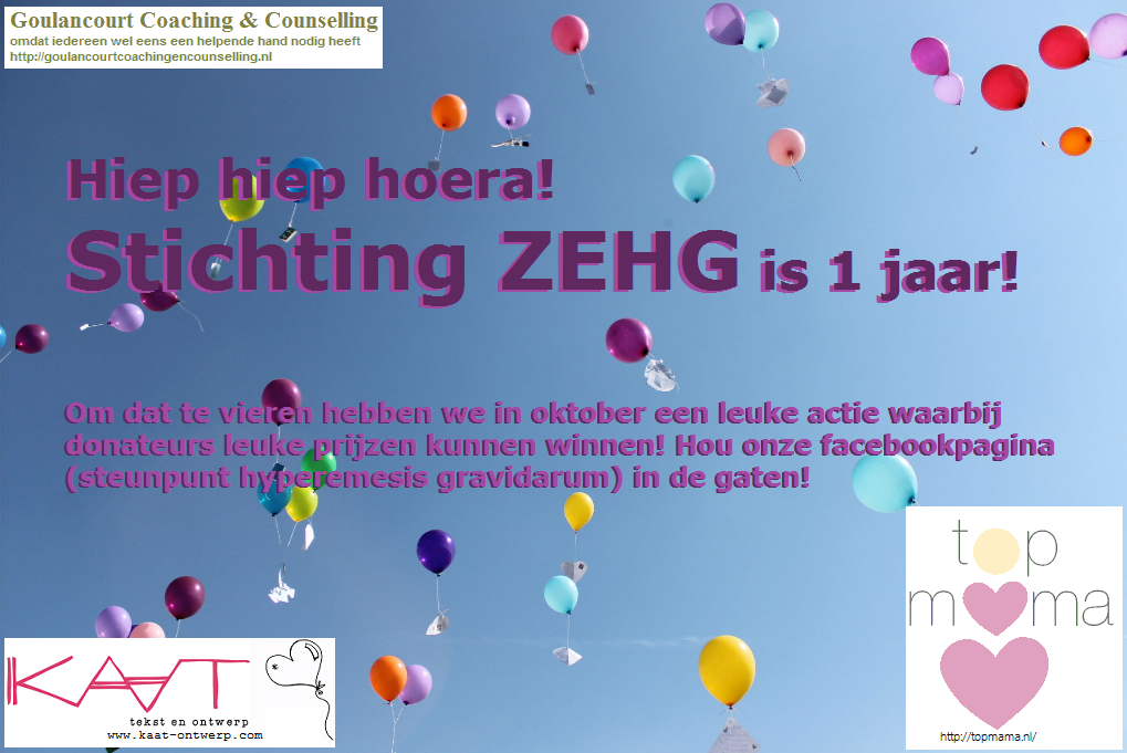 Hoera, stichting ZEHG is 1 jaar!